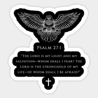 Bible verse - Psalm 27:1 Sticker